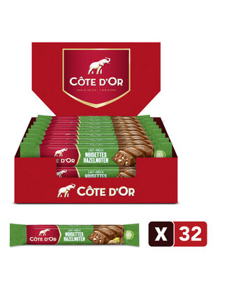Côte d'or barre lait éclats noisettes 46 g- 32