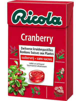 Ricola Cranberry - 20 pcs