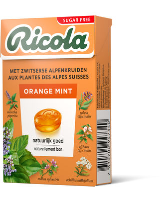Ricola Orange Mint - 20 pcs