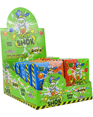 SOUR SHOK ROCKIZ- 18PCS