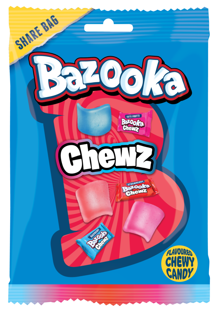 Bazooka Mini Chews 120gr - 12