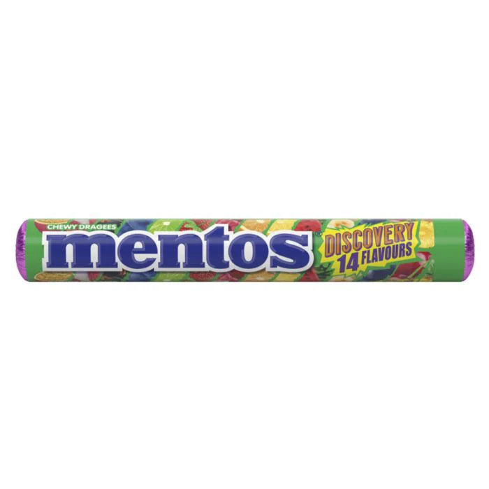 MENTOS ROLL DISCOVERY 38GR - 40pcs