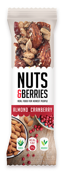 Nuts and Berries Almond Cranberry - 15pcs