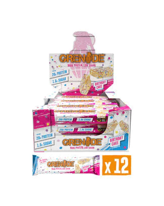 Grenade Birthday Cake 60g - 12
