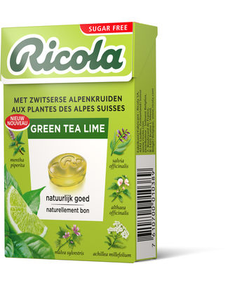 Ricola Green Tea Lime - 20 pcs