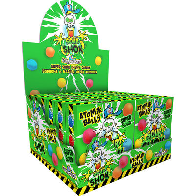 SOUR SHOK ATOMIC BALLS - 12PCS