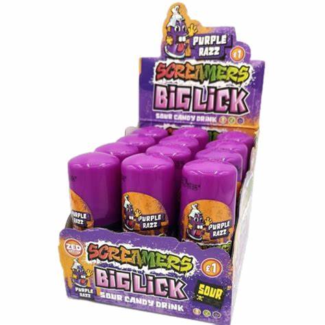 Screamers Big Lick Purple - 12 pcs