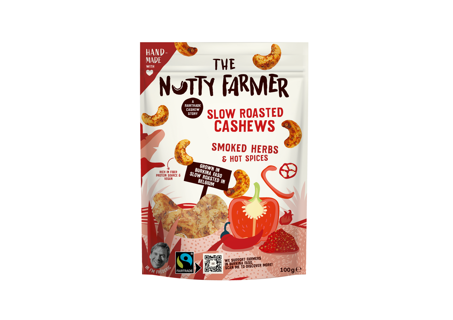 Nutty Farmer Smoked Herbs - Hot Spices 100gr - 9pcs