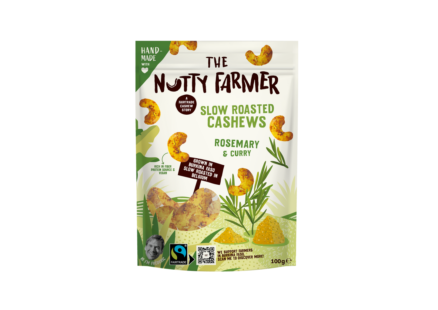 Nutty Farmer Rosemary - Curry 100gr - 9pcs
