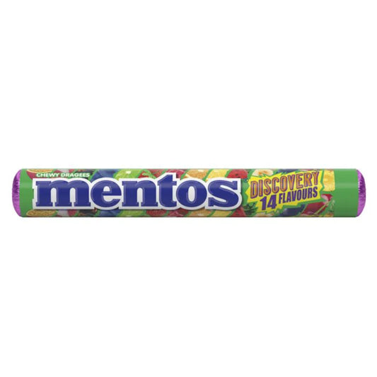 MENTOS ROLL DISCOVERY 38GR - 40pcs