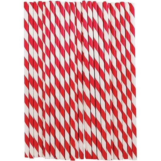 Lot de 20 Pailles en Papier - 10 pcs