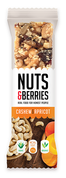Nuts and Berries Cashew Abricot - 15pcs