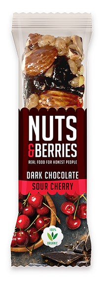 Nuts and Berries Dark Chocolate Sour Cherry - 15pcs