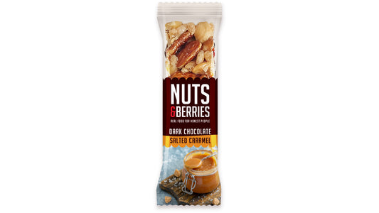 Nuts and Berries Dark Chocolate Salted Caramel - 15pcs