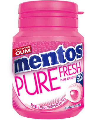 MENTOS GUM PURE FRESH BUBBLEFRESH BOTTLE 30P - 6
