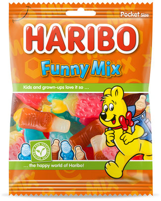 HARIBO FUNNY MIX 75GR - 28