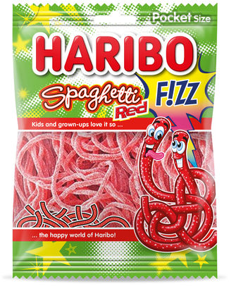 HARIBO SPAGHETTI RED FIZZ 70GR - 28