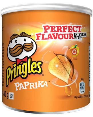 PRINGLES SWEET HOT PAPRIKA 40GR - 12